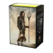 Dragon Shield 100 Standard Deck Card Sleeves Art Matte Justice League Aquaman