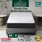 Giselle Mattress Glay King Single Bed Size Medium Firm Foam Bonnell Spring