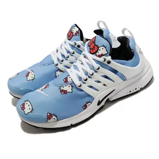 Nike 休閒鞋 Air Presto QS 男鞋 女鞋 情侶鞋 Hello Kitty 聯名款 藍 白 DV3770-400
