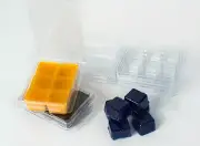 700 - 6-Cavity Plastic WAX Tart Melt CLAM SHELL Molds -FREE Shipping