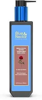 Blue Nectar Stretch Mark Cream for Pregnancy & Scar Body Lotion Cream with Cocoa Butter, Shea Butter & Uplifting Rose (12 Herbs, 200 ml)