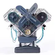 VISIBLE V8 Internal Combustion OHC Engine Motor Working Model Haynes Kit