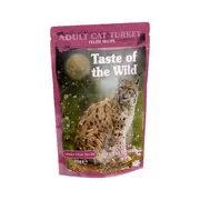 Taste Of The Wild Turkey with Chicken Pate Wet Cat Food Pouch 85gx12
