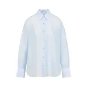 [Carven] Carven-Light Blue Mens Polyester Shirt-Donna 36 FR