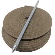 TOFL Baseball & Softball Glove Lacing Kit, 2 Brown Leather Laces 1 Lacing Needle