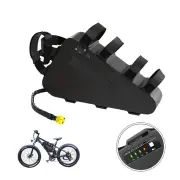 [EU Direct] UNITPACKPOWER U004 48V 20AH Ebike Triangle Battery 2600mAh Battery with 50A BMS Protection Board for Max 110