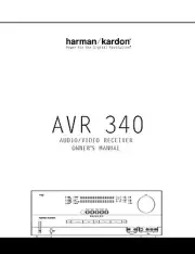 Harman Kardon AVR-340 AV Receiver Owners Manual
