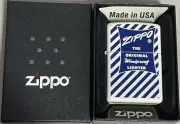 ZIPPO 2016 CANDY STRIPE BOX TOP SERIES 1968-69 MATTE LIGHTER UNFIRED IN BOX X550