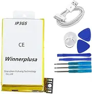Winnerplusa Battery kit for iPhone 3GS 3G Include The Tool Sets and USB Data Cable