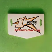 2006 Nicky Hayden 69 REPSOL HONDA RC211V Fan Pit Board MotoGP USGP Laguna Seca