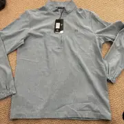 Travis Mathew Maximum Effort Golf Pullover Half Zip Stretch New!