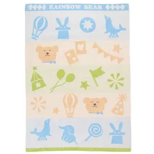🌟現貨🌟日本製 rainbow bear 彩虹熊 2022新款 馬戲團 系列 大浴巾 毛巾被 蓋被