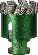 Vearter 45 mm Diamond Core Drill Bit, M14 Thread Connection Masonry Hole Saw, Vacuum Brazed Hollow Hole Cutter for Tile, Marble, Granite, Porcelain, Concrete, Quartz Stone