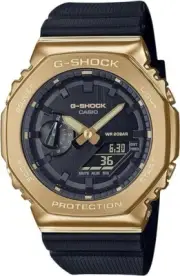 CASIO G-SHOCK GM-2100G-1A9JF Black Resin Band World Time Timer Men's Watch NEW