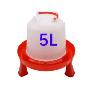 1 Pc 5L Poultry Automatic Drinking Bucket Goblet Feeder Barrel Water Bucket Quai