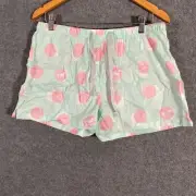 Peter Alexander Pyjama Shorts Womens Large Pink Pink Pastel Sausage Dog NEW