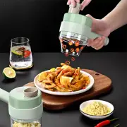 Multifunctional Food Chopper Slicer USB Electric Vegetable Cutter Masher Wireles