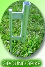 Ground Spike Flagpole Holder with FREE SHIPPING