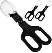 Totority 3Pcs Small Plastic Scoop for Hamster Waste and Guinea Pig Poop Multi Use Scissor Design for Easy Cleanup for Outdoor Exploration and Pet Care