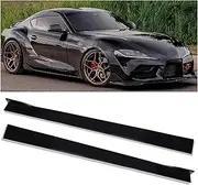 Compatible for Nissan 350Z 370Z 2006-2020 78.7" Side Skirt Splitter Spoiler Lip Rocker Panel Extensions Body Kit Winglet Splitter Lip(Glossy Black)