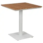 Kalinga 70cm Teak Top &amp; Steel Bistro Table