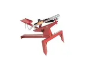 PRIMAX Foot Release One Step Clay Trap Target Thrower | Red | Silver