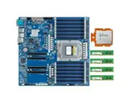 GIGABYTE MZ33-AR0 motherboard + AMD Genoa EPYC 9334 QS + SK hynix 64GB 4800mhz