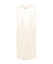 Jil Sander Draped Midi Dress DE38 PEACH BLUSH