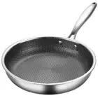 Stainless Steel Frying Pan Electric Stirring Honeycomb Grain Wok Fried Steak Pan