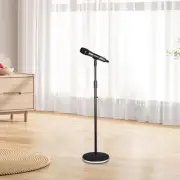 Microphone Stand Convenient Floor Mic Holder for Studio Meetings Performance