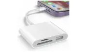 SD Card Adapter TF Memory Card Reader USB iPhone Two Way Transfer Plug & Play