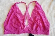 CITY CHIC Plus Size S / 16 Bralette Bra WIREFREE Soft Cup Zoey Fox & Royal PINK