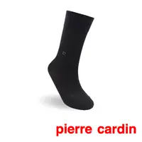 在飛比找PChome24h購物優惠-pierre cardin 絲光萊卡紳士襪-黑