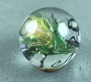 Handmade Glass Marble Fab 1” Rainbow Protea Murrini Marble Made In KC