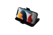 For Apple iPhone 11 Leather Wallet Durable Shockproof Grip Case - Black
