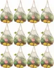 12 Pieces Reusable Mesh Grocery Bags Portable Cotton Produce Containers Washa...
