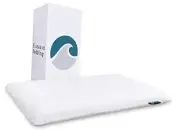 Ultra Slim Gel Memory Foam Pillow for Stomach and Back Sleepers - Thin, Flat