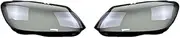 AAMYDLY Car Front Headlight Lampshade Transparent Lampshell Lens Cover Compatibie for VW Touran 2011 2012 2013 2014 2015 Headlight Lens Cover Replacement Headlight Lens Cover Cleaner(A Pair)