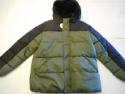 Jackets Army Green Black Bubble Coats Water repellent Wind Resistant Kids 6-7, 8