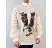 Barong Tagalog For Men (XL) with Philippine eagle