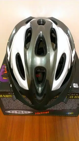【二輪極速】CSC CS-1700 自行車 直排輪 低風阻 安全帽 台灣製造 鐵灰/白色