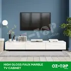 180cm TV Stand Entertainment Unit 3 Drawers Wooden Storage Cabinet White
