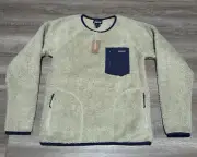 NEW Patagonia Men's Medium El Cap Khaki Los Gatos Crew Fleece Pullover Sweater M