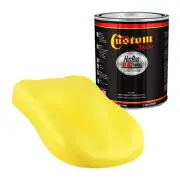 Hot Rod Flatz Electric Yellow Urethane Automotive Flat Car Paint, Gallon Only