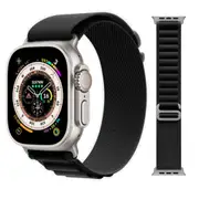 For Apple Watch Band Strap Series 9 8 7 40 44 41 45 49mm Alpine Trail Loop iWatch - Alpine Loop Black