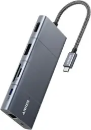 Anker PowerExpand 11-in-1 USB C Hub Adapter 100W PD 4K 60Hz HDMI SD Card Reader