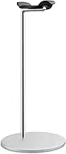 Headset Stand Headset Holder Aluminum Alloy Headphone Stand Non-Slip Headset Holder with Metal Base Headset Stand Headphone Holder Desktop Headset Holder (Color : Silver)