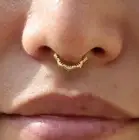 Daith Septum Earring ,Nose Ring Piercing Tragus Hoop Cartilage 10/8mm