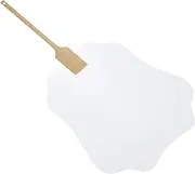Ciieeo Sturdy Acrylic Material DIY Hand Fan Portable Personal Handheld Fan Wedding Program f