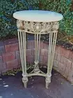 Classic Laurette Small Stand With Marble Top